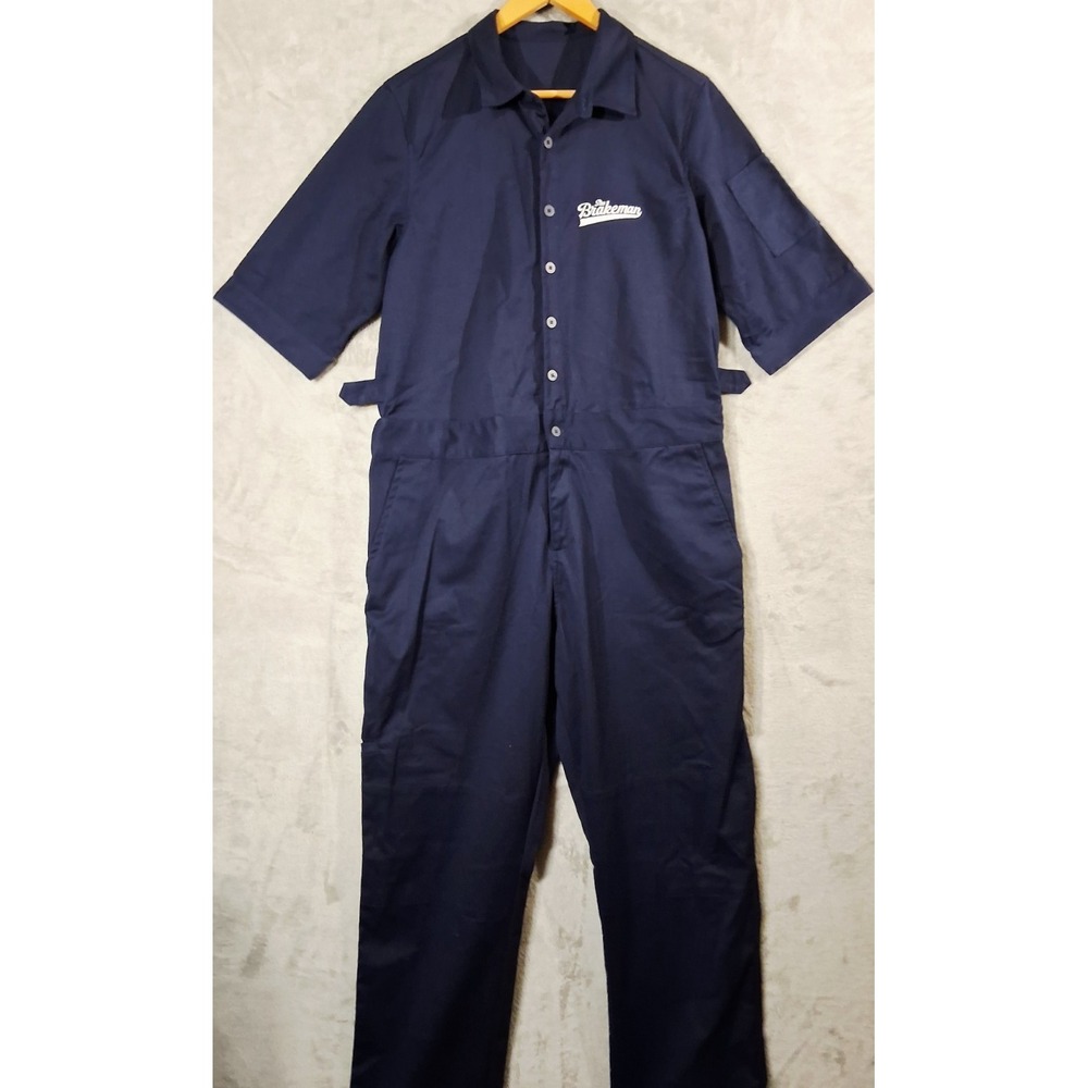 Tilit Women's Jumpsuit XL Navy Blue Short Sleeve Stretch Twill Utilitarian
